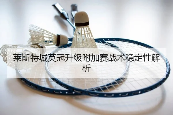 莱斯特城英冠升级附加赛战术稳定性解析